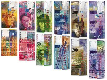 Swiss banknotes!